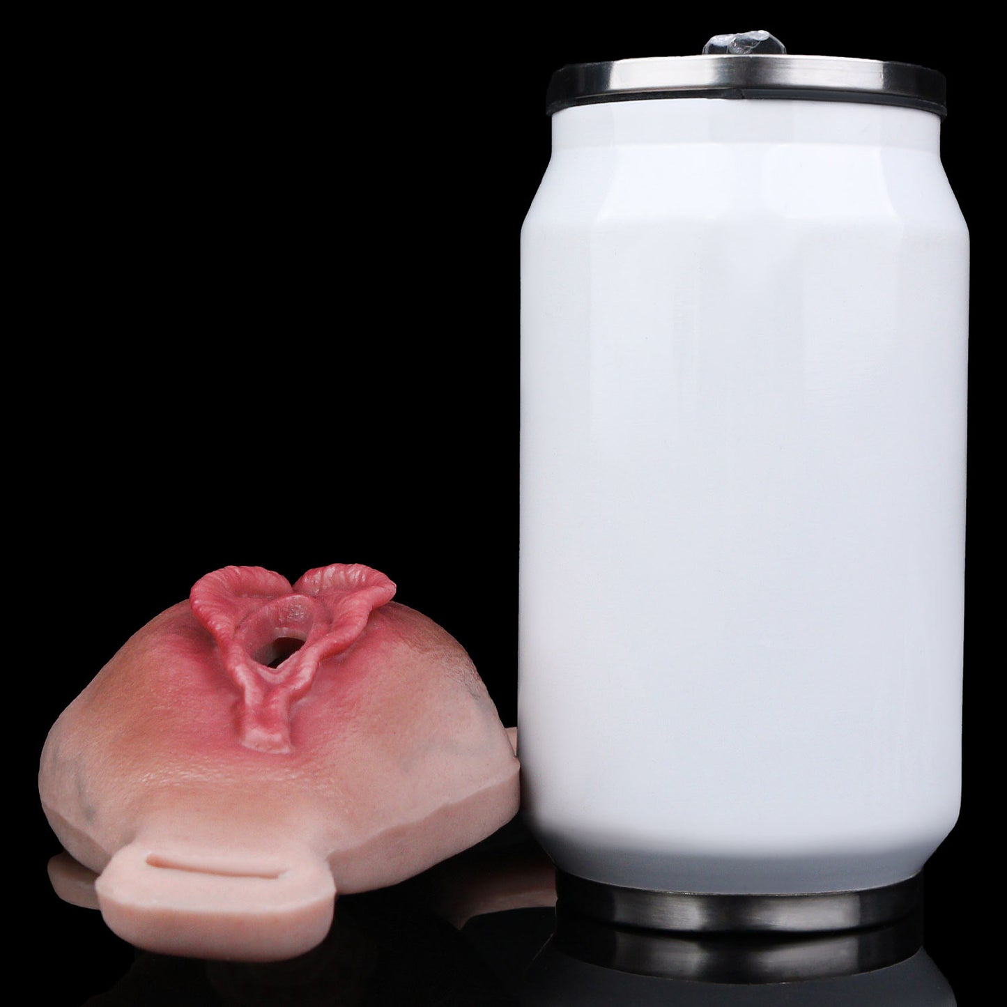 Vagina-Prothese mit Spiralnoppe & Y-Frenulum – Realistische Vulva, Vibration & Platin-Silikon für Sie, Ihn & Paare