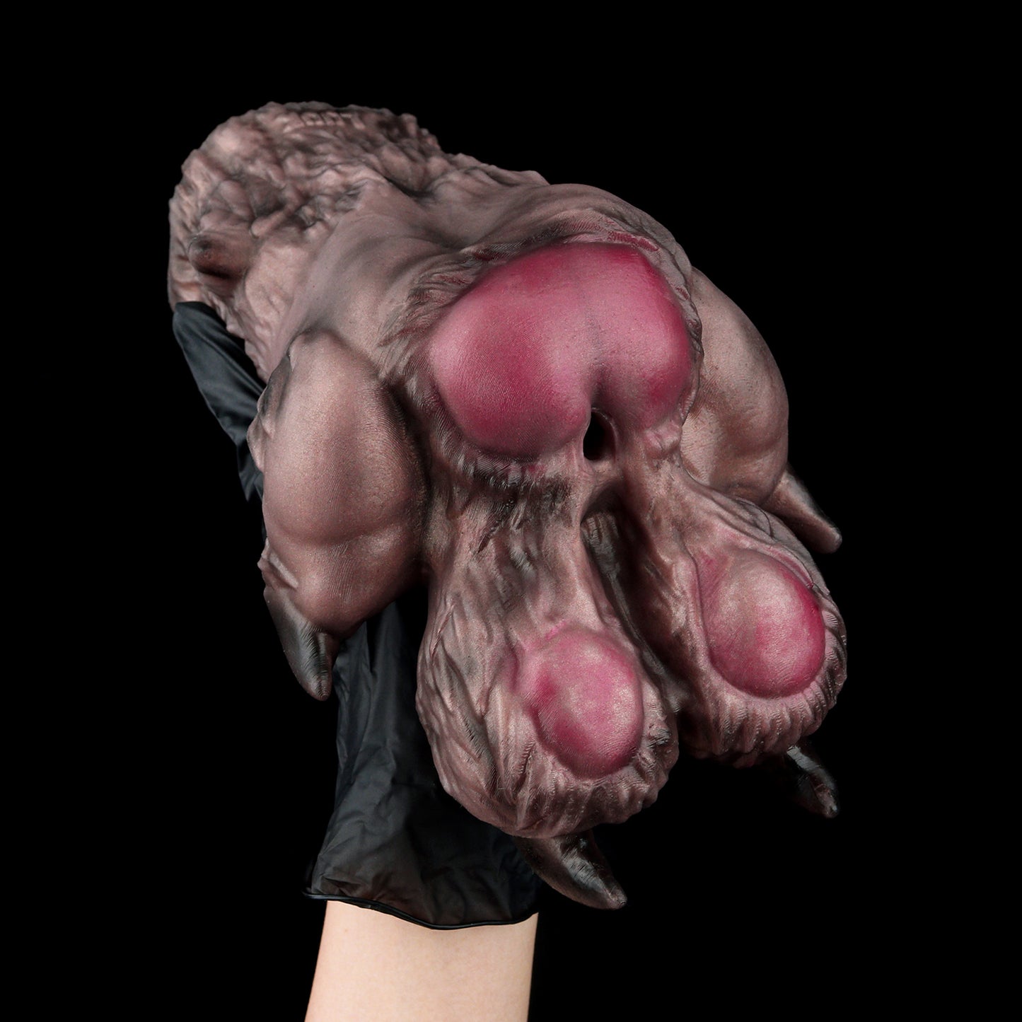 Male Masturbator Wolfspfote – Dunkelbraun | Premium Platin-Silikon mit fleischigen Ballen-sex toys