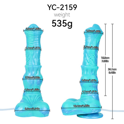 Fascinating Fantasy Dildo with Ejaculation Function – Premium Platinum Silicone & Suction Cup