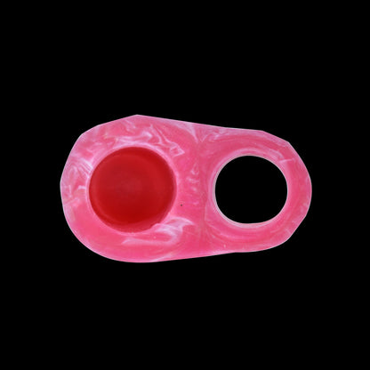 Perlmutt-Rosa Drachen Penishülle für Fantasy-Rollenspiele – Strukturierter Drachen-Penis Extender mit Hodenring für härtere Erektion & intensiven Sex
