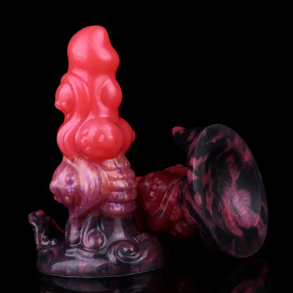 Monster Butt Plug – Fantasy Beast Plug mit Riesenei-Kern aus Platin-Silikon