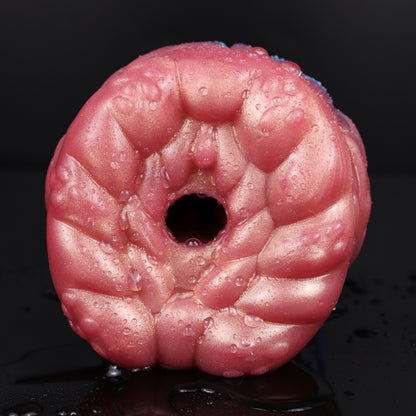 Luxurious Silicone Masturbator with Tight Channel – Hands-Free Pocket Pussy Made of Platinum Silicone for Intense Fantasy Stimulation