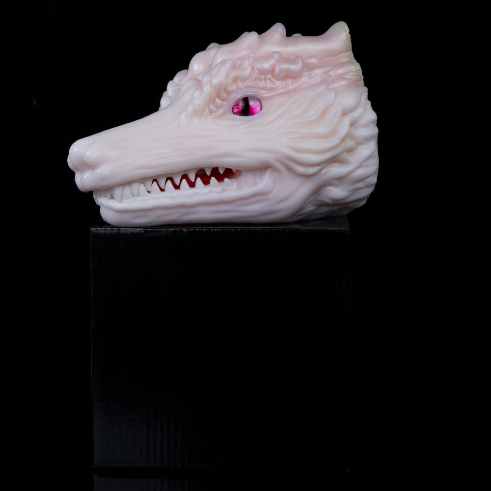 Glacial White Dragon Pocket Pussy – Fantasy Masturbator for Mythic Immersion | SilikonLust