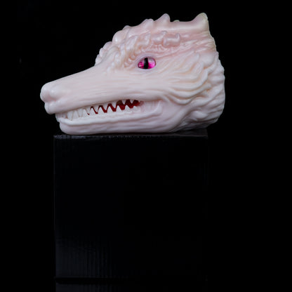 Glacial White Dragon Pocket Pussy – Fantasy Masturbator for Mythic Immersion | SilikonLust