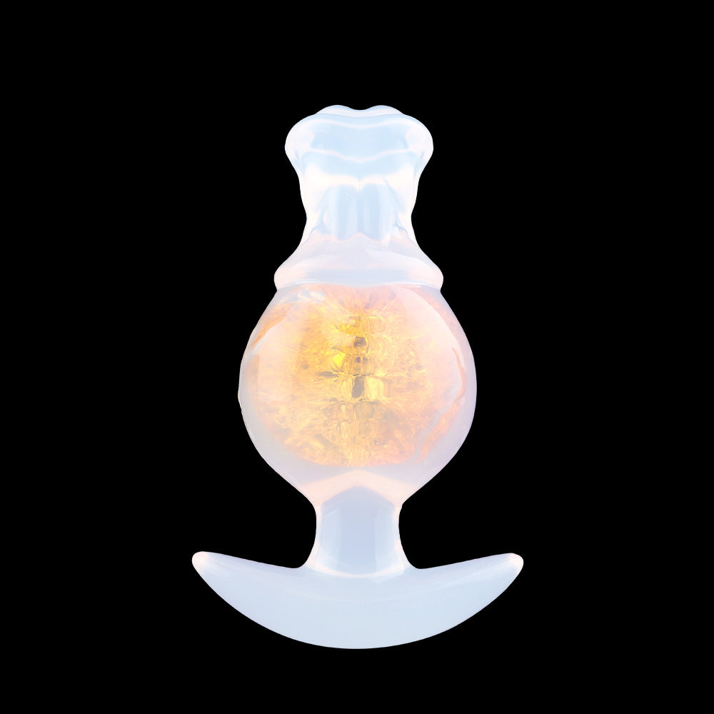 Analplug Kristall – Gemstone-Core Fetish Plug 6 Farben Platin-Silikon | SilikonLust
