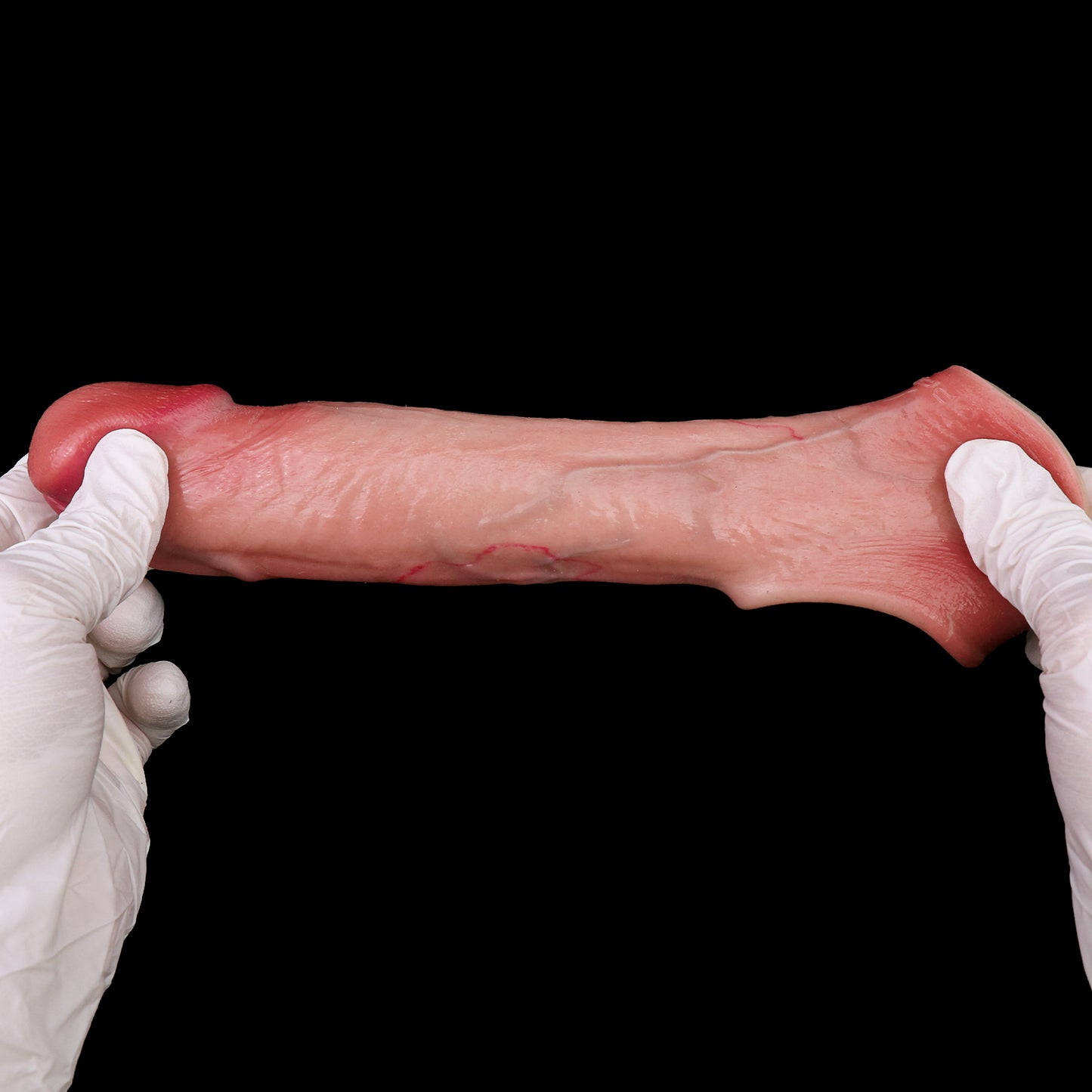 Penis sleeve for optical enlargement – Flexible penis sleeve with cock ring in long & short for hard erections & tingling evenings