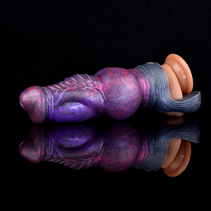 Alien Galaxy Penis Sleeve – Realistische Erweiterung aus Platinum-Silikon mit Testikel-Fixierung | Extra Dick & Komfort Fit