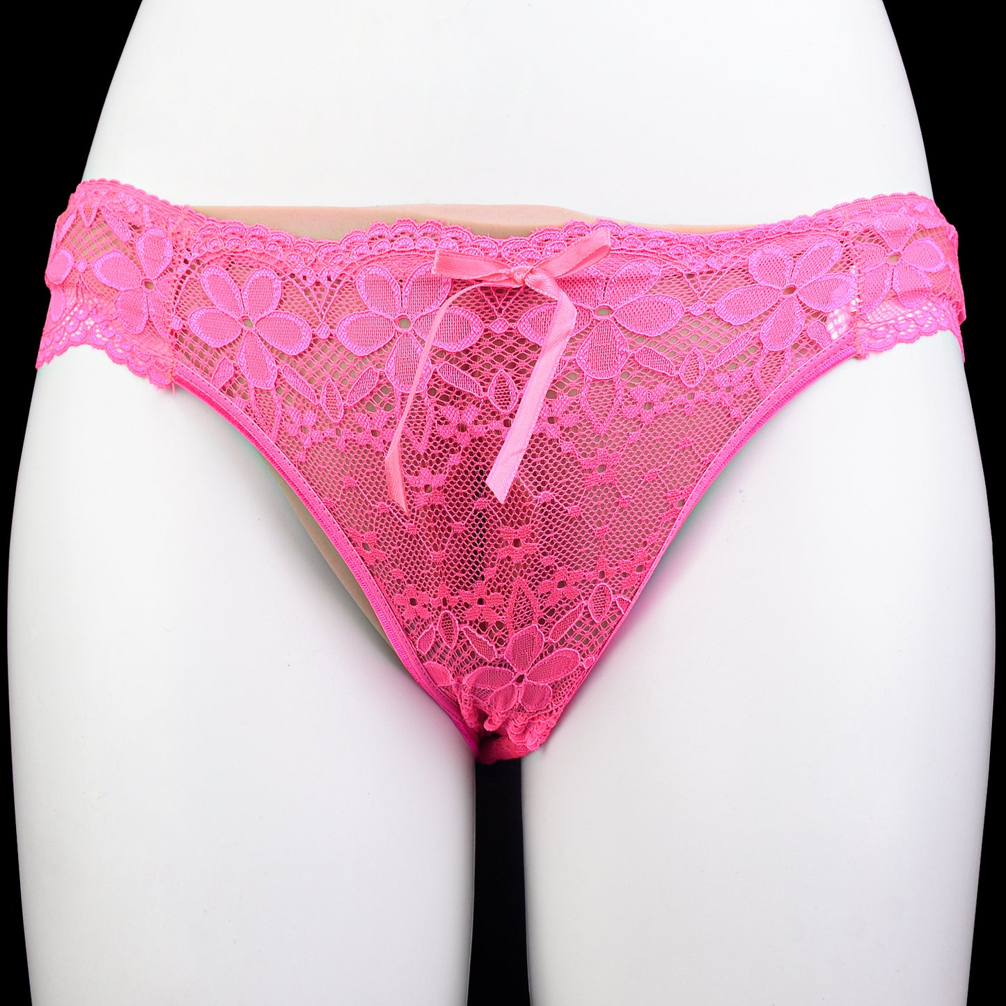 Juicy Realistic Pussy Panty Platinum Silicone - Wearable Vagina Prosthesis with Full-Body Nubs and Invisible Fit