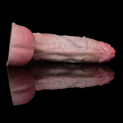 Realistic Dildo – Dual-Density Silicone with Natural Rebound Feel