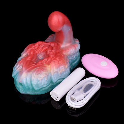 Korallen-Fantasie: Freihändiges Platin-Silikon Grinding Toy mit Farbverlauf