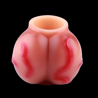 Knot Sleeve Platinum Silicone – Organische Knotenstruktur, Tiefenfärbung & Doppelter Eingang | SilikonLust