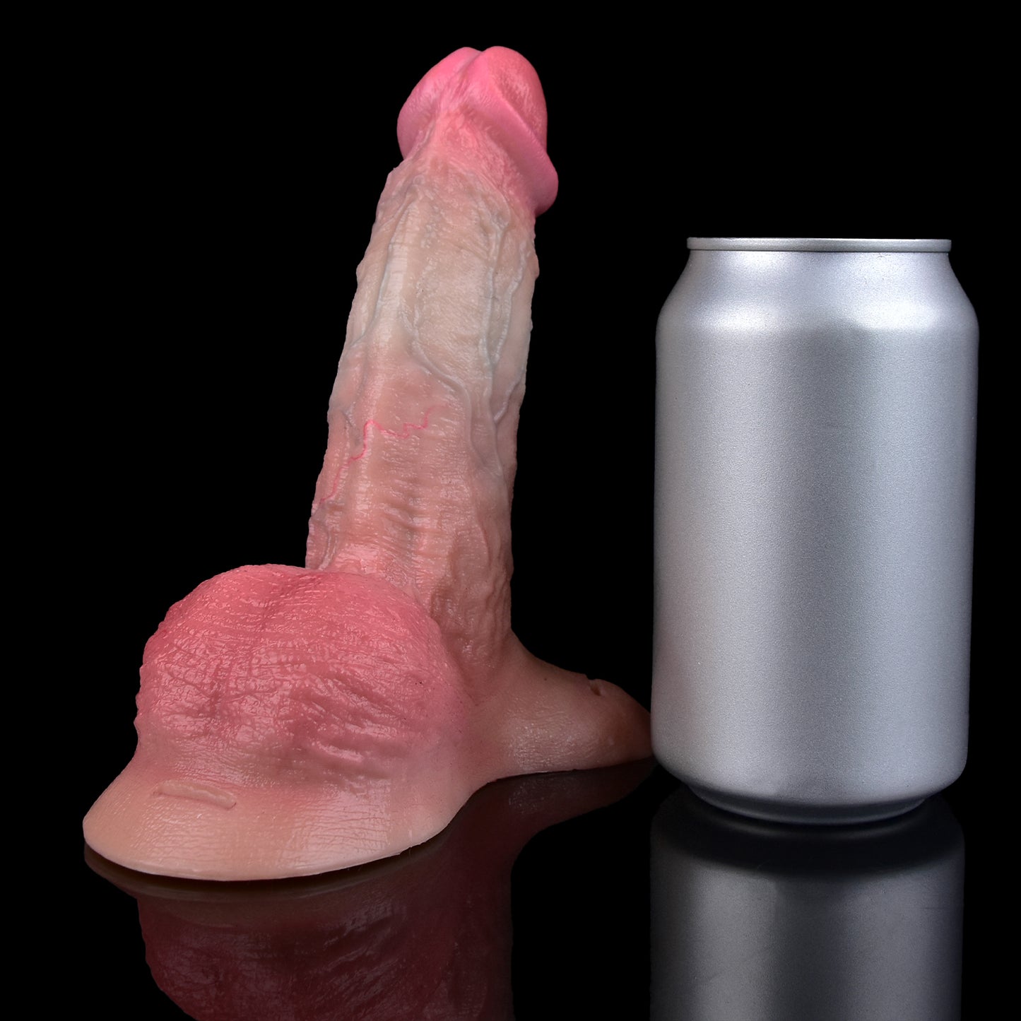 Sexy pink, strapped, dirty penis - realistic and wearable | Silicone sex toy