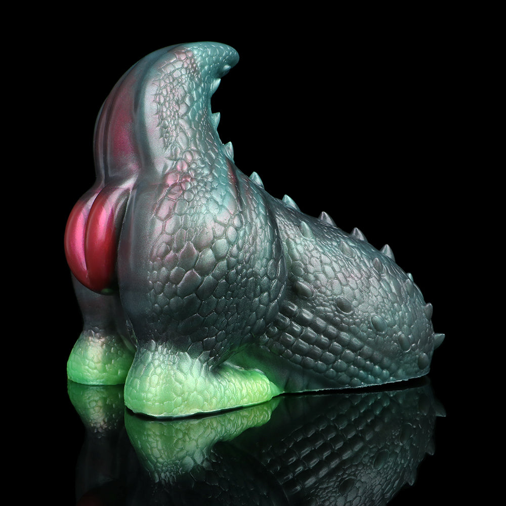 Fantasy Drachen-Sexpuppe im Mini-Format mit irisierendem Schimmer & Haltegriff