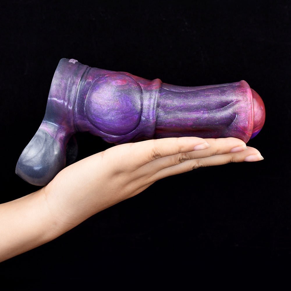 Penis sheath with pronounced glans & icebreaker expansion – Frontally thickened sheath for massive deep saturation