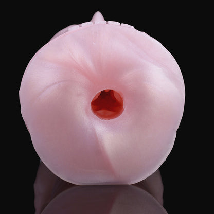 Tight Pocket Pussy Platinum Silicone Fantasy - Realistic Masturbator with Star-Shaped Entrance and Clitoral Stimulator