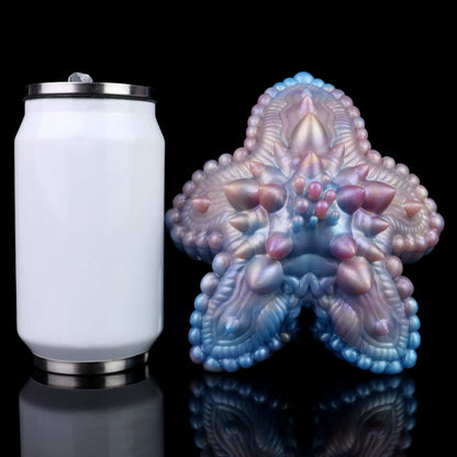 Deep-Sea Starfish Masturbator: Bioluminescent Silicone Sex Toy for Intense Solo Moments in Bed
