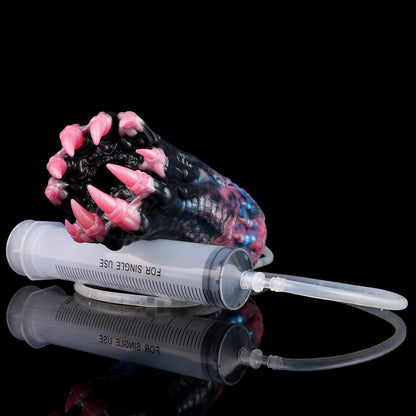 Tight Fantasy Pussy Platinum Silicone - Monster Squirt Masturbator with Spritz Function and Tentacle Claw Design