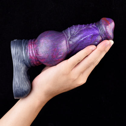 Hyperrealistic Penis Sleeve with Vein Structure – Heterogeneous Texture Change in Galactic Violet
