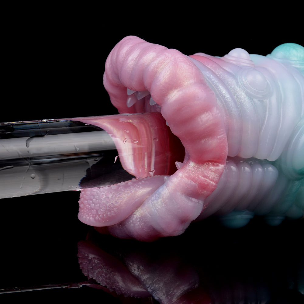 Abyss-Schlund Alien Pocket Pussy – Schimmernder Monster-Mund Stroker für surreale Blowjob-Erlebnisse