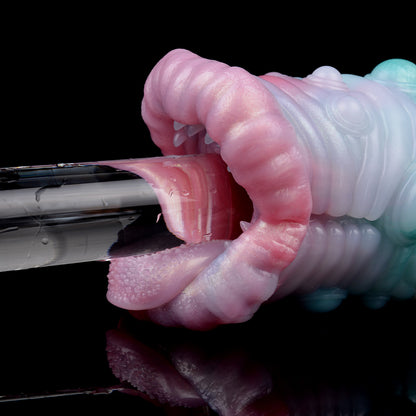 Abyss-Schlund Alien Pocket Pussy – Schimmernder Monster-Mund Stroker für surreale Blowjob-Erlebnisse