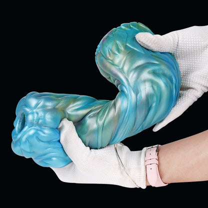 Icy Precision – Fantasy Pocket Pussy in Pearlescent Ice Blue | SilikonLust
