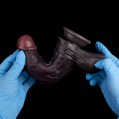 Realistic Silicone BBC Dildo – Deep Black, body-safe & perfect for first-timers