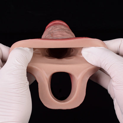 Anatomical Penile Sheath with Thinned Edge – Invisible Skin Thickening as a Realistic Extender