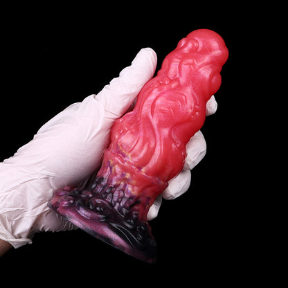 Alien Butt Plug – Xenomorph Curved Dome mit Dreistufigem Schaft für Asymmetrische Tiefenstimulation