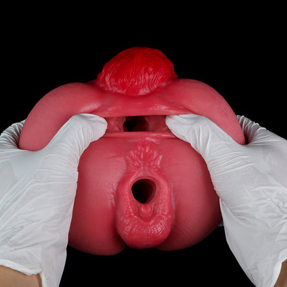 Pferde-Hintern Pocket Pussy – Doppelkanal, Schwänzchen & Intensives Innentextur-Erlebnis