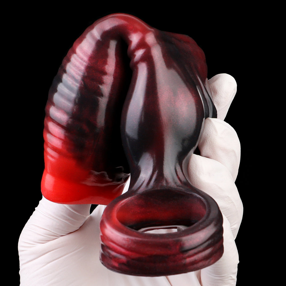 Penis sleeve for small penis - Matrix suction cup inner wall & double constriction contour