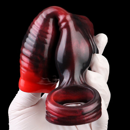 Penis sleeve for small penis - Matrix suction cup inner wall & double constriction contour