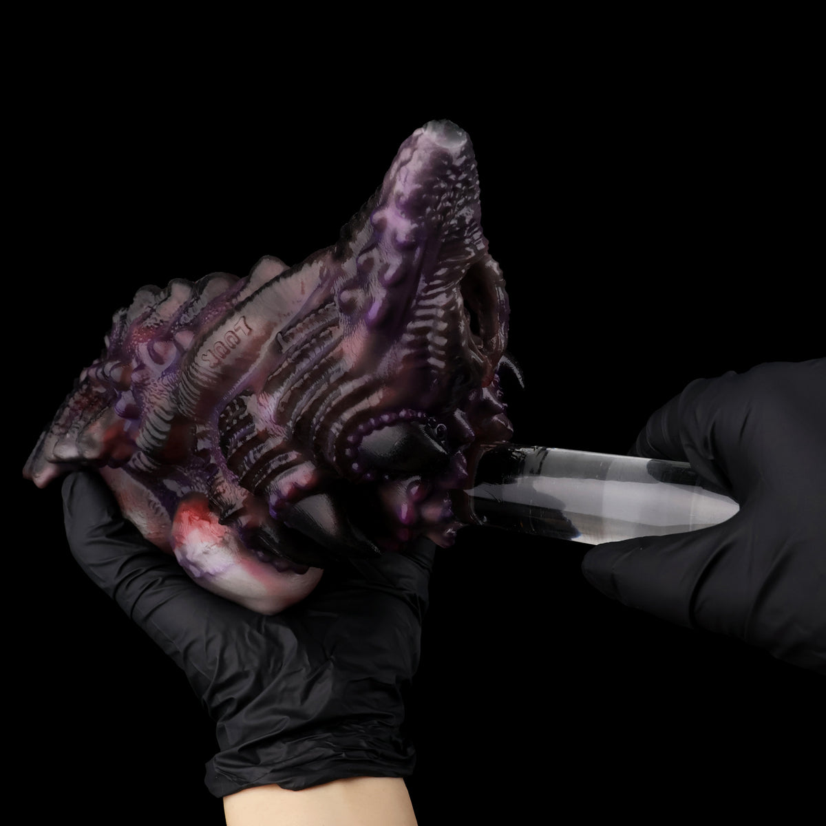 Pocket Pussy Leerenbrut – Zweikanal-Alien aus Silikon für düstere Solo-Fantasien