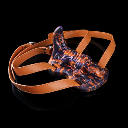 Fantasy Wolf Grinding Toy mit Vibrations-Einsatz – Ergonomisches Reitkissen aus Platin