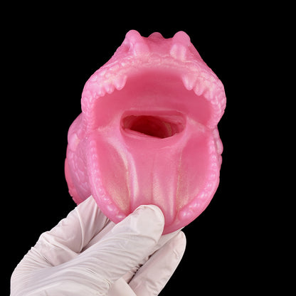 Premium Drachen-Masturbator in Perlmutt-Rosa – Fantasy Sexpuppen & Sexspielzeug für Männer für Solo-Abenteuer