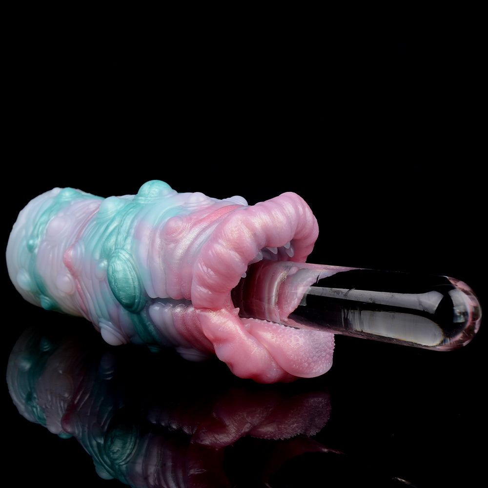 Abyss-Schlund Alien Pocket Pussy – Schimmernder Monster-Mund Stroker für surreale Blowjob-Erlebnisse