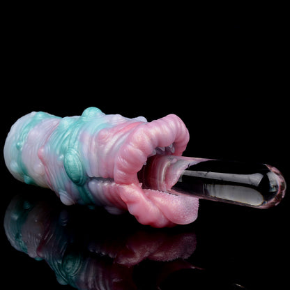 Abyss-Schlund Alien Pocket Pussy – Schimmernder Monster-Mund Stroker für surreale Blowjob-Erlebnisse