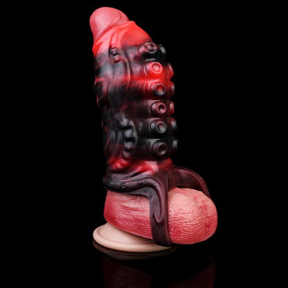 Penis Sleeve with Vacuum Suction Cup – Fetish Penis Sleeve for Small Anatomies | SilikonLust