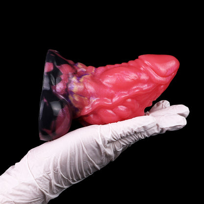 Anal Plug mit Stachelstruktur – Textured Silicone Dildo im Fantasy-Design
