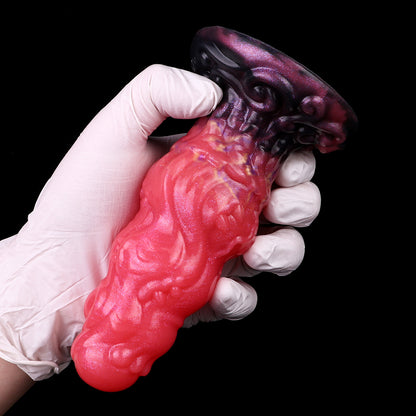 Alien Butt Plug – Xenomorph Curved Dome mit Dreistufigem Schaft für Asymmetrische Tiefenstimulation