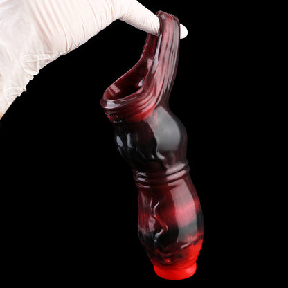 Penis sleeve for small penis - Matrix suction cup inner wall & double constriction contour