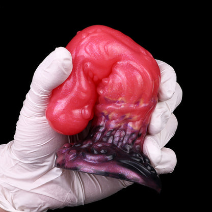 Alien Butt Plug – Xenomorph Curved Dome mit Dreistufigem Schaft für Asymmetrische Tiefenstimulation