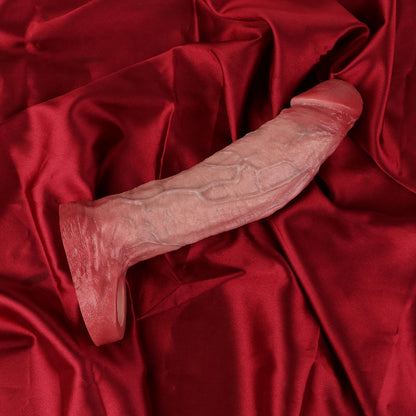 Vibrator Silikon Penishülle Circumcised – Cock-and-Ball Ring & G-Punkt-Kurve | SilikonLust