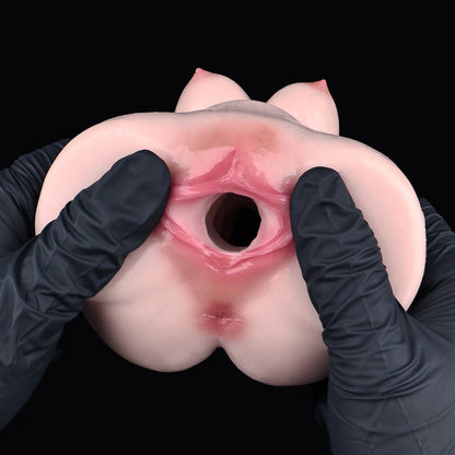 Pocket Pussy Silhouette – Taillierter Frauen-Torso aus Silikon für Soloabende