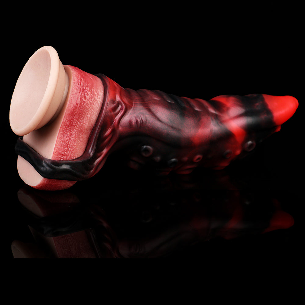Penis Sleeve Double Set - Tentacle & Spiral Ring | SilikonLust Fetish
