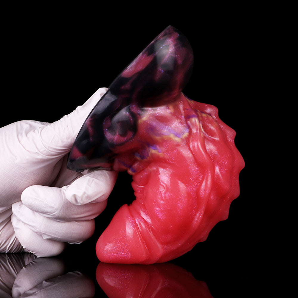 Anal Plug mit Stachelstruktur – Textured Silicone Dildo im Fantasy-Design