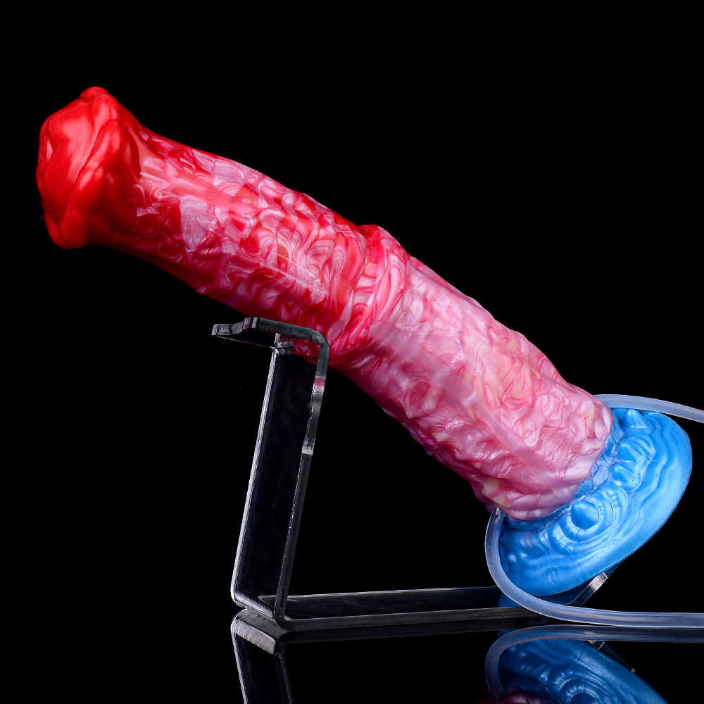 Snake Fantasy Dildo – Schlangenkopf-Spitze & Aufblasbarer Basisknot | SilikonLust