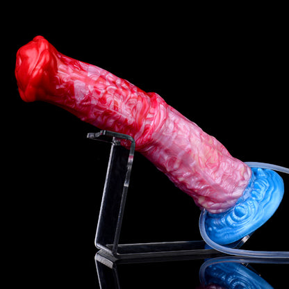 Snake Fantasy Dildo – Schlangenkopf-Spitze & Aufblasbarer Basisknot | SilikonLust