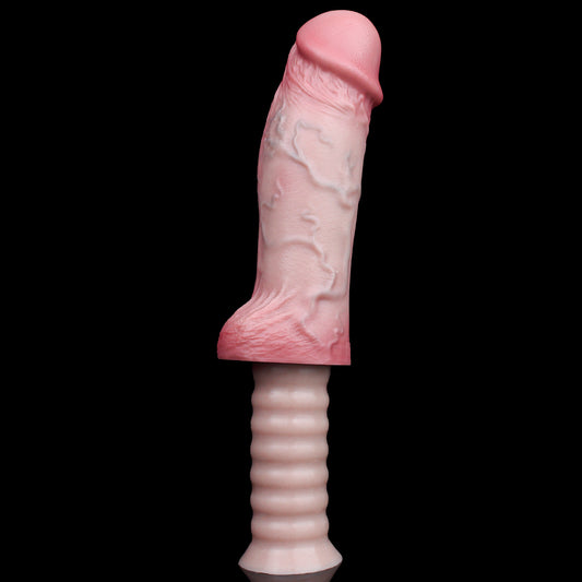 Realistischer Dildo – Hautfarben & Rosé | Griffstab mit Saugnapf