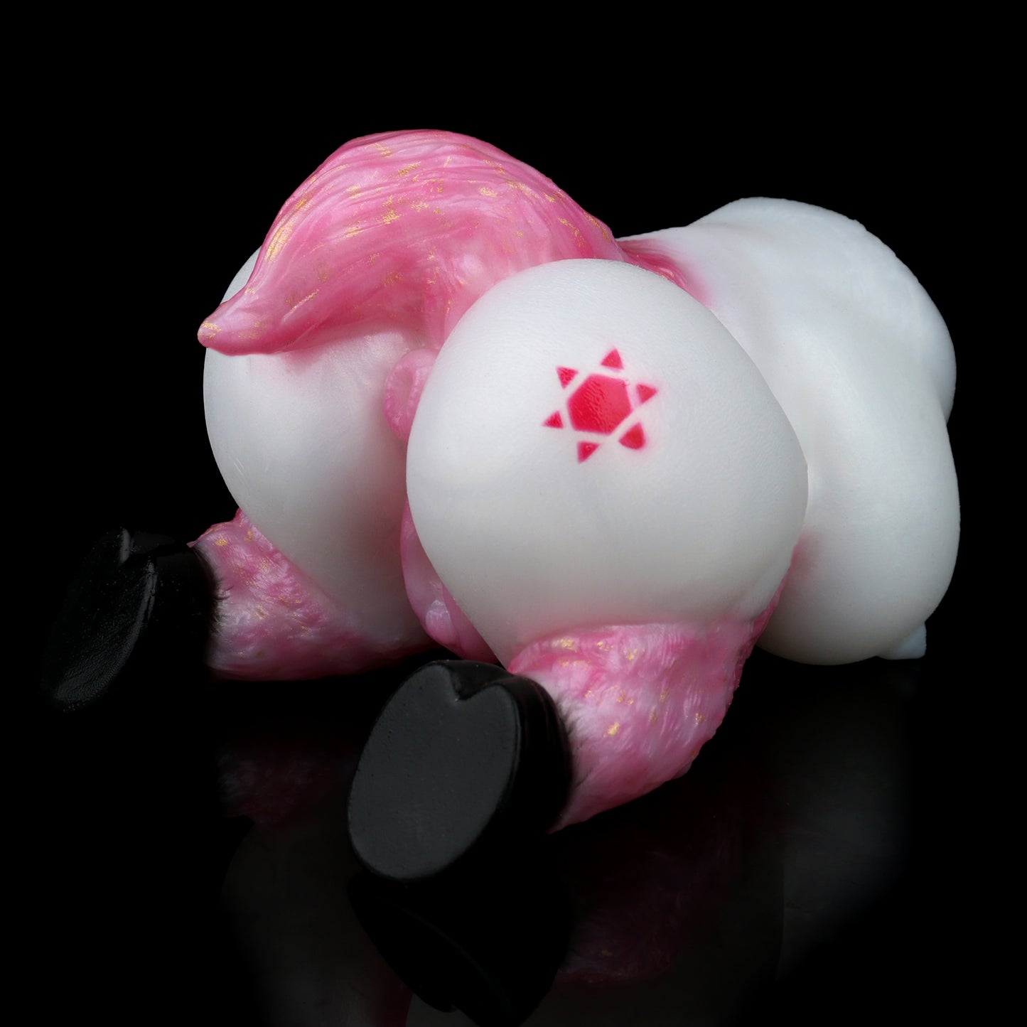 Einhorn-Sexpuppe aus Platin-Silikon: Weicher Oberkörper, pinke Textur & Fantasy-Erlebnis für Männer