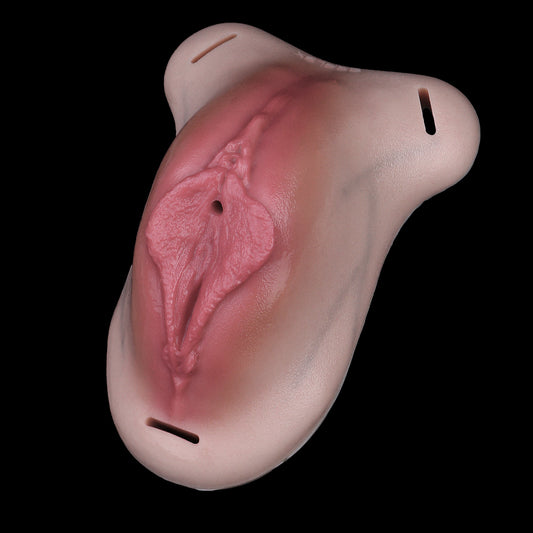 Professional Harness Gaff with Three-Point System – Silicone Tucking Prosthesis for MTF, Crossdressers, and Cosplay Disguise